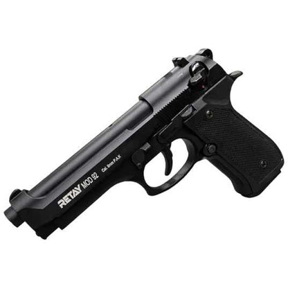 GUNMANSA BLANK GUN Retay MOD 92 Black Blank/Pepper Gun (Semi Auto/15+1/9mm PAK) - GSA