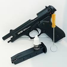 GUNMANSA BLANK GUN Retay Mod 92 Black Blank/Pepper Gun (Semi Auto|15+1|9mm PAK) - GSA