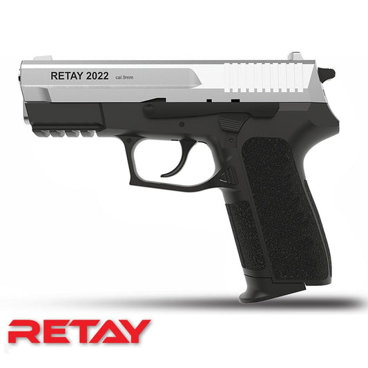 GUNMANSA BLANK GUN RETAY S2022 MAT CHROME BLANK/PEPPER GUN