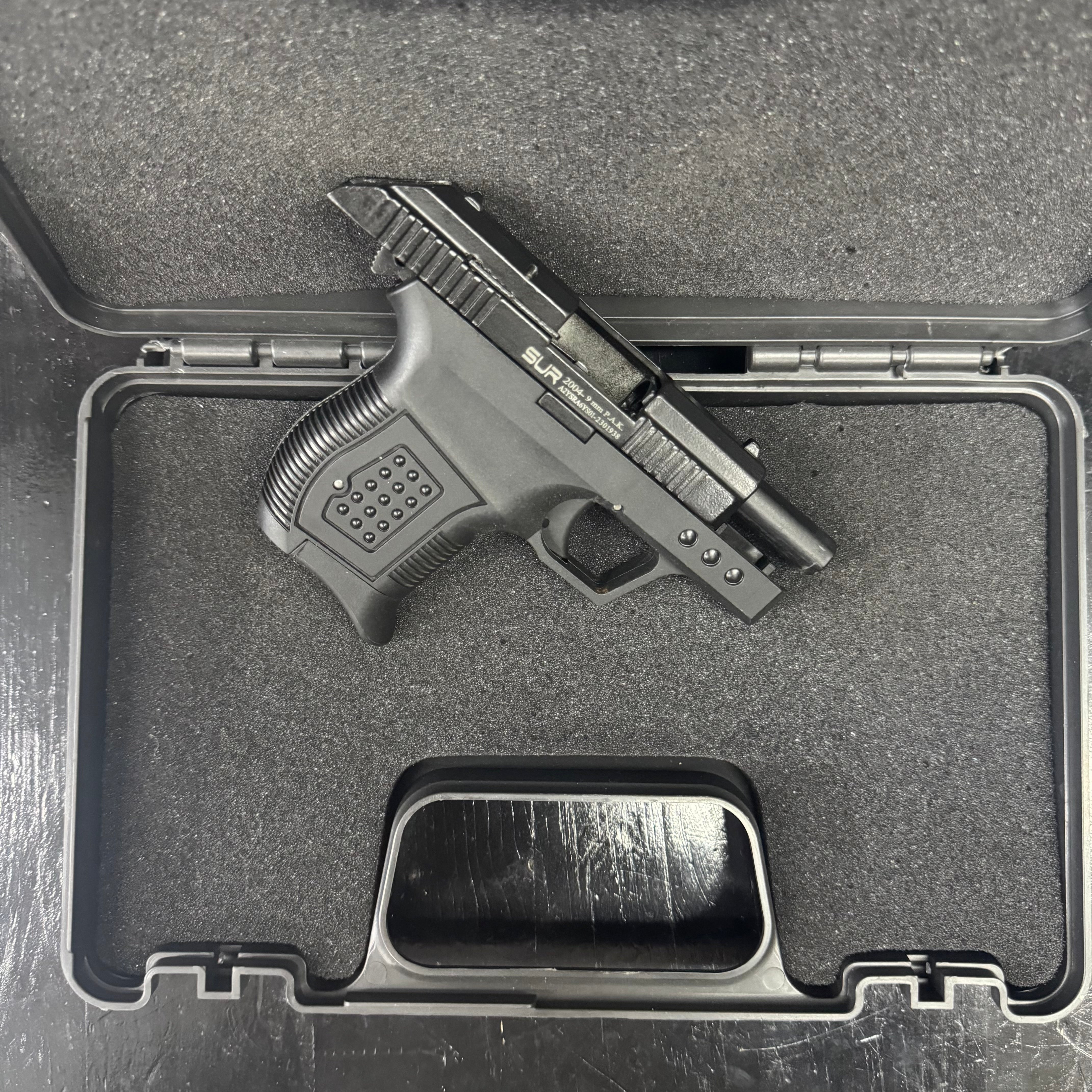 GUNMANSA BLANK GUN SUR 2004 Black Blank/Pepper Gun (Semi Auto|5+1|9mm PAK)