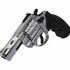 GUNMANSA BLANK GUN Zoraki R2 3" Shiny Chrome Blank/Pepper Gun (Semi Auto|6 Rounds|9mm PAK|Revolver)