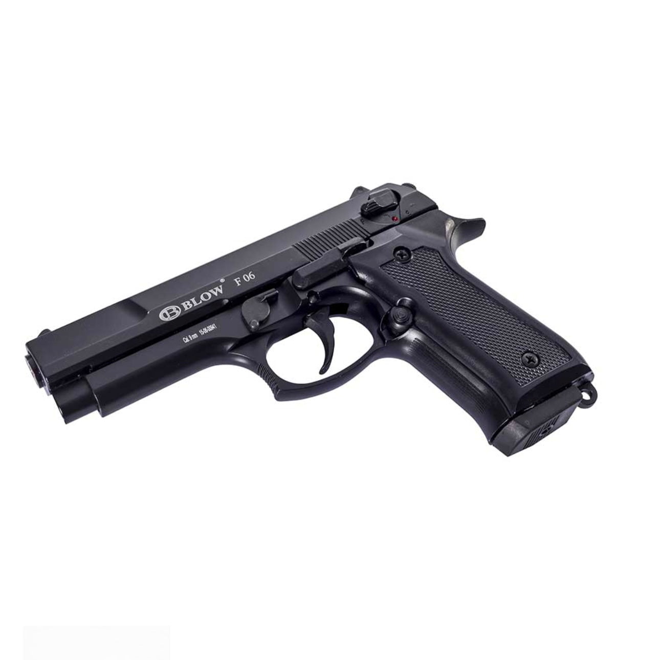 GUNMANSA Blow F06 Black Blank/Pepper Gun (Semi Auto/15+1/9mm PAK) - GSA