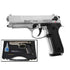 GUNMANSA Blow F06 Mat Chrome Blank/Pepper Gun (Semi Auto|15+1|9mm PAK)