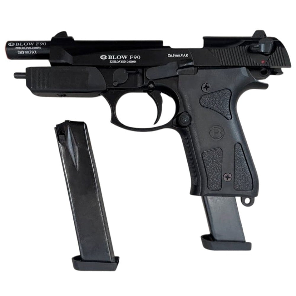 GUNMANSA Blow F90 Black Blank/Pepper Gun (Semi Auto|15+1|9mm PAK)
