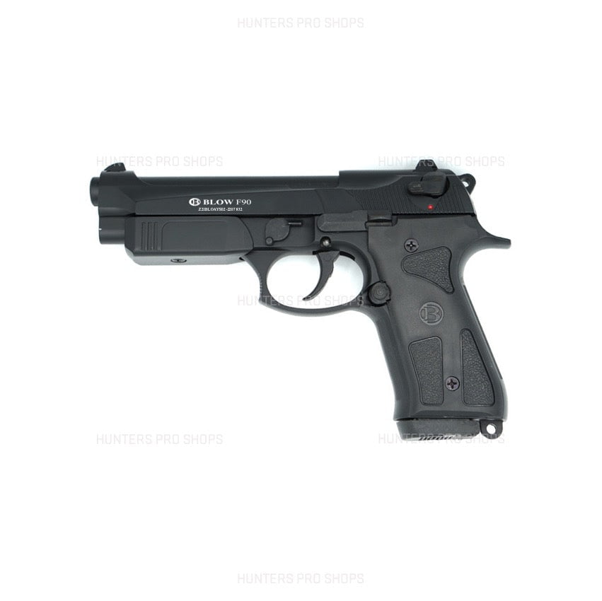 GUNMANSA Blow F90 Black Blank/Pepper Gun (Semi Auto|15+1|9mm PAK)