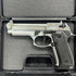 GUNMANSA Blow F92 Mat Chrome|Shiny Chrome Blank/Pepper Gun (Semi Auto|15+1|9mm PAK)