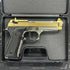 GUNMANSA Blow F92 Shiny Chrome|Gold Blank/Pepper Gun (Semi Auto|15+1|9mm PAK)