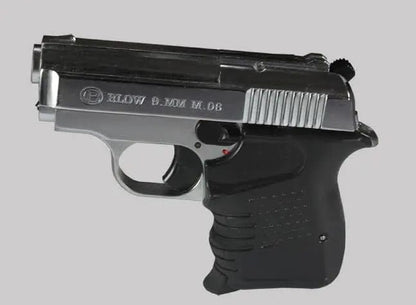 GUNMANSA Blow Mini 9 Chrome Blank/Pepper Gun (Semi Auto/5+1/9mm PAK)