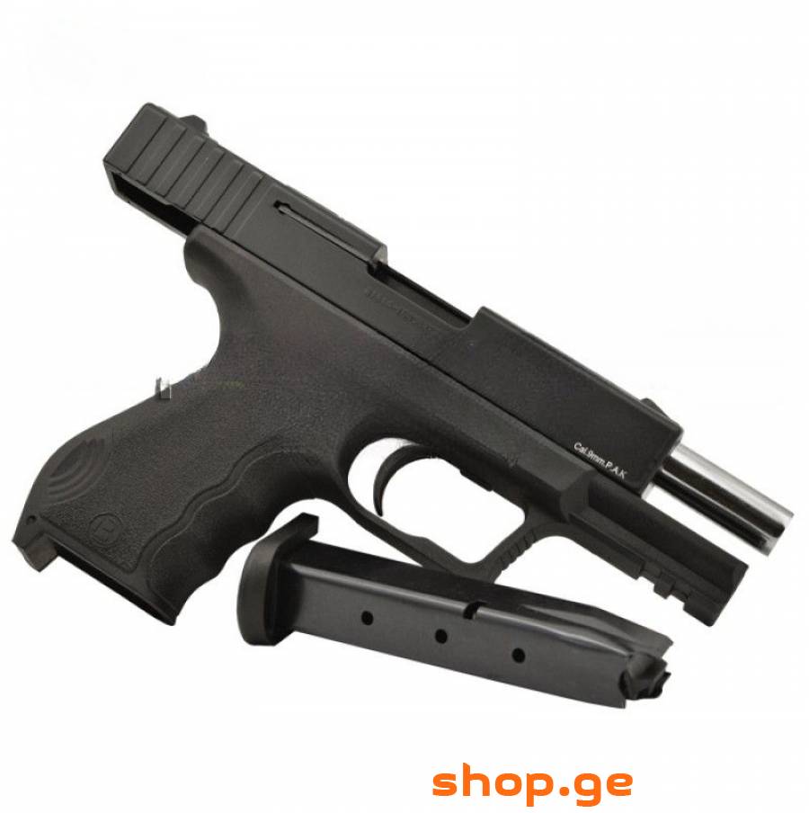 GUNMANSA Blow TR17 Black Blank/Pepper Gun (Semi Auto|17+1|9mm PAK)
