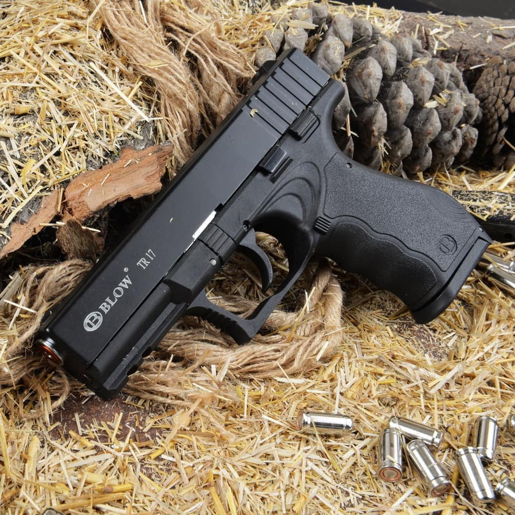 GUNMANSA Blow TR17 Black Blank/Pepper Gun (Semi Auto|17+1|9mm PAK)