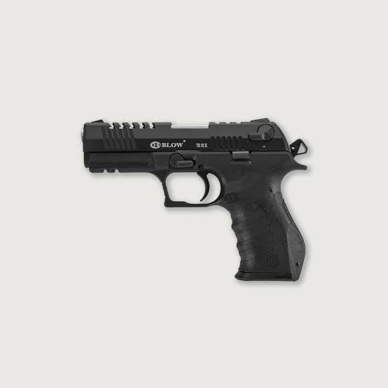 GUNMANSA Blow TR92 Black Blank/Pepper Gun (Semi Auto|15+1|9mm PAK)