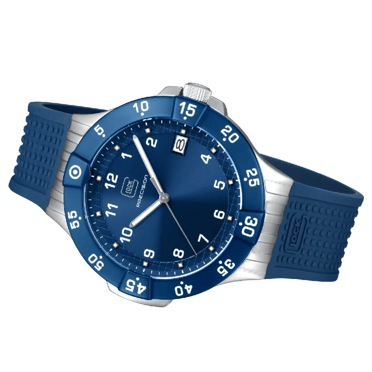 GUNMANSA Blue Silicone Glock Watch – GW-15-5-22