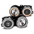 GUNMANSA BM E30 3-Series Crystal Black Angel Eye Projector Headlights