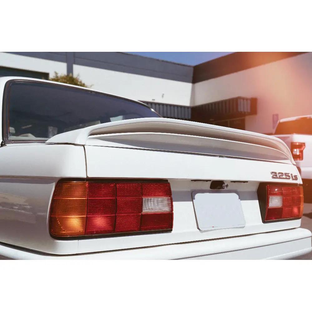 GUNMANSA BM E30 3-Series M-Tech Motorsport Style Unpainted Plastic 2-Piece Boot Spoiler
