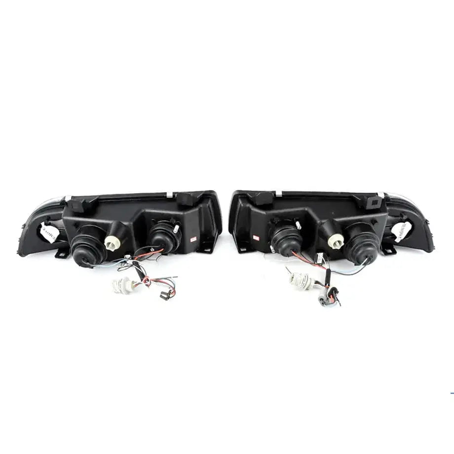 GUNMANSA BM E36 3-Series (93-98) Chrome Angel Eye Projector Headlights - 4Dr