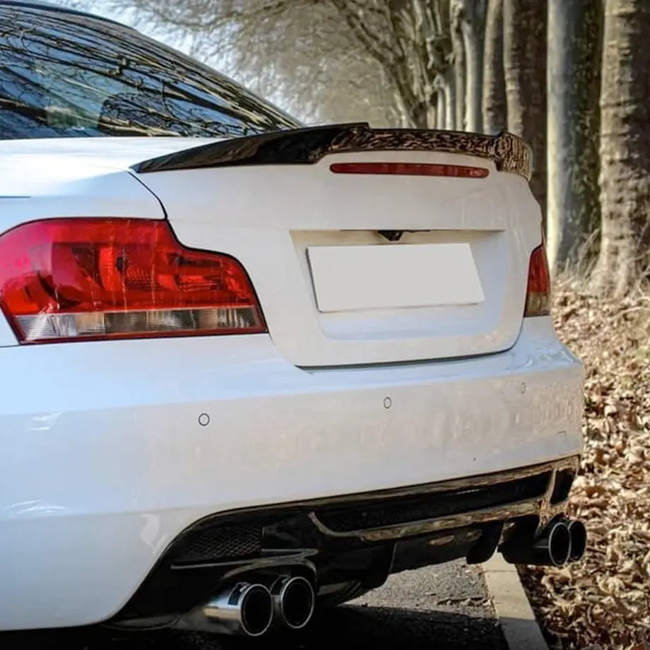 GUNMANSA BM E82 1-Series M4-Style Gloss Black Boot Spoiler