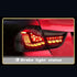GUNMANSA BM E90 3-Series (09-12) OLED CS Style Smoked Red Taillights