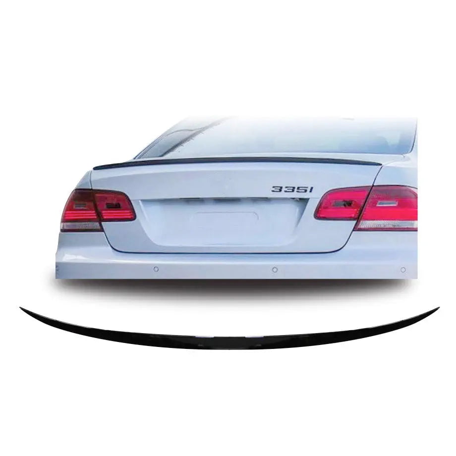 GUNMANSA BM E92 3-Series Gloss Black Slim Plastic Boot Spoiler