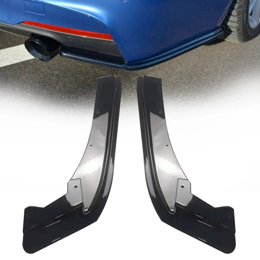 GUNMANSA BM F30 3-Series Gloss Black Rear Bumper Splitters