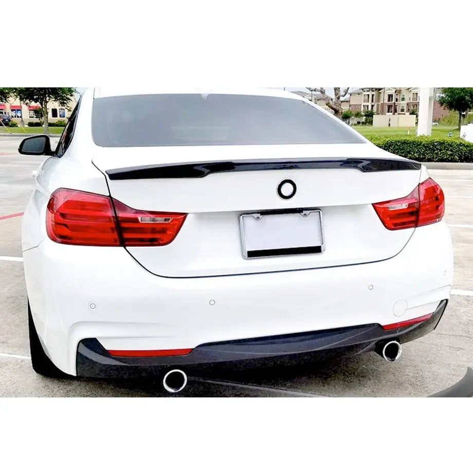 GUNMANSA BM F32 / F33 4-Series M4 Style Gloss Black Boot Spoiler