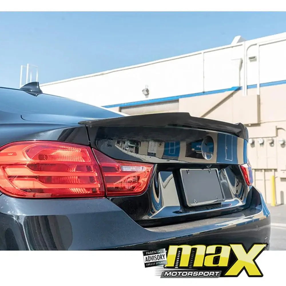GUNMANSA BM F32 / F33 4-Series M4 Style Gloss Black Boot Spoiler