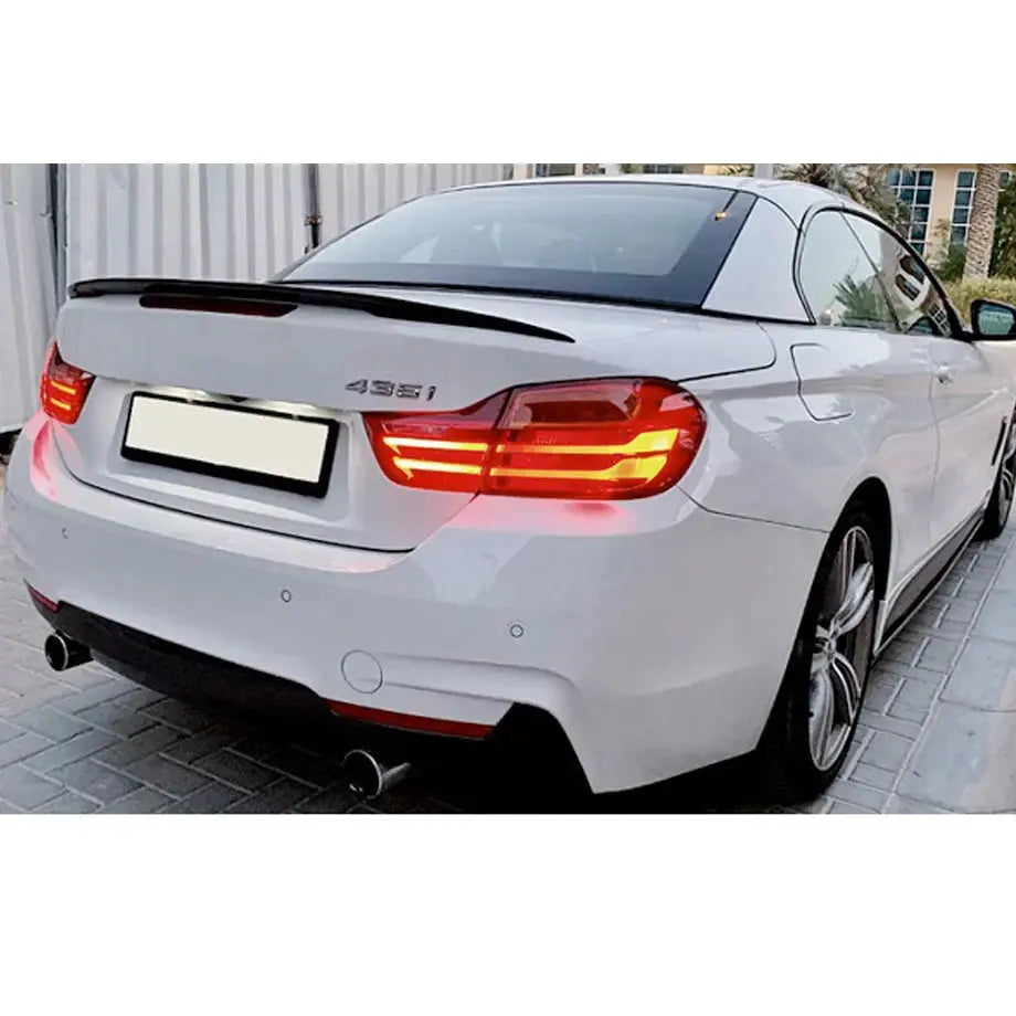 GUNMANSA BM F33 4-Series Convertible (14-20) Performance Style Gloss Black Boot Spoiler