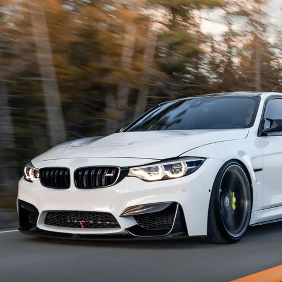 GUNMANSA BM F80 M3 / F82 M4 Performance Style Gloss Black 6-Piece Front Spoiler