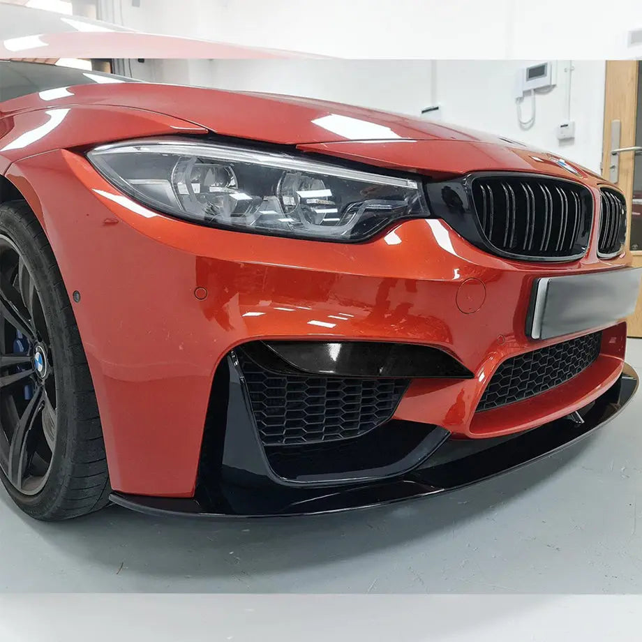 GUNMANSA BM F80 M3 / F82 M4 Performance Style Gloss Black 6-Piece Front Spoiler