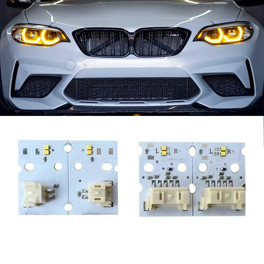 GUNMANSA BM F87 M2 LCI (18-21) Lemon Yellow DRL LED Headlight Modules