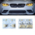 GUNMANSA BM F87 M2 LCI (18-21) Lemon Yellow DRL LED Headlight Modules