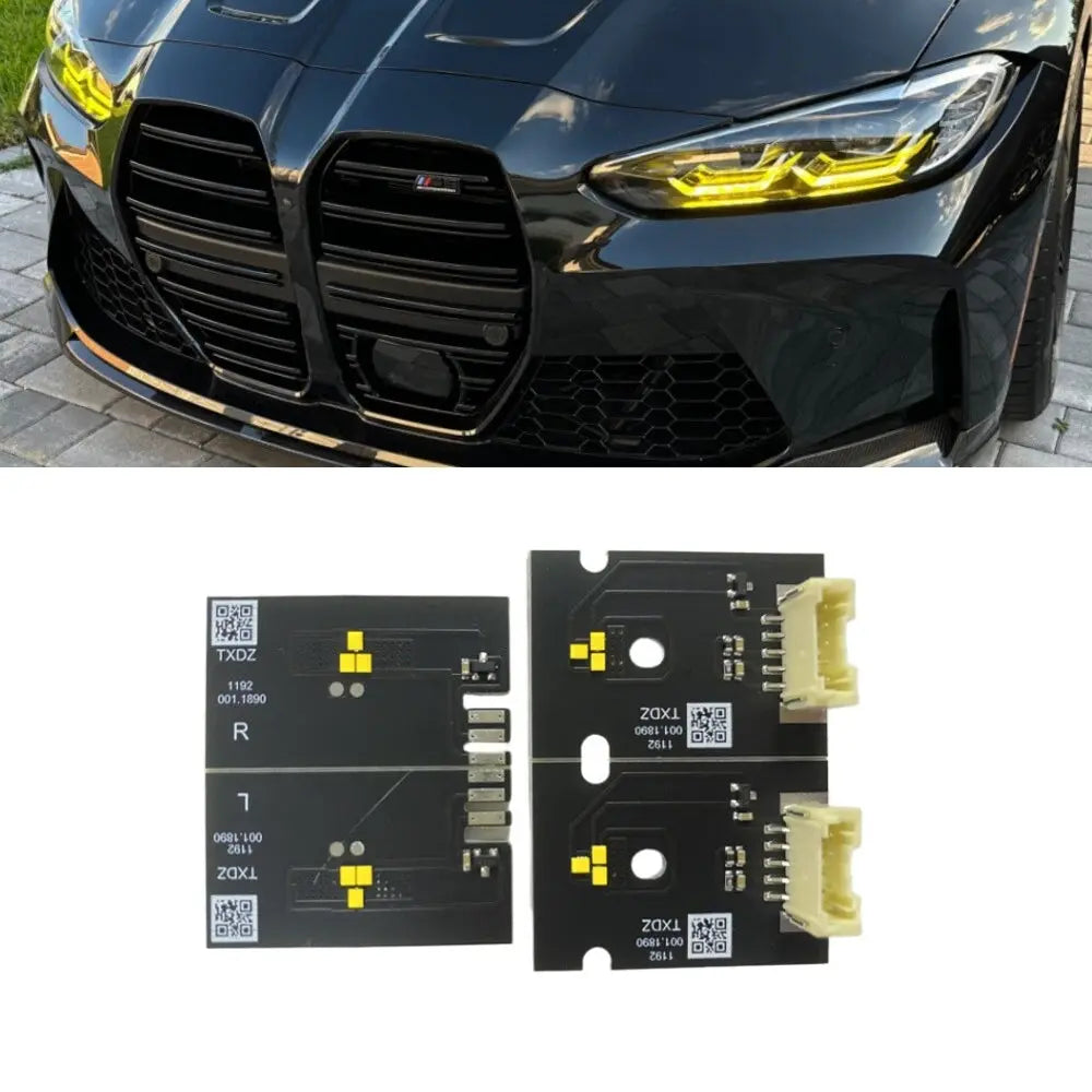 GUNMANSA BM G-Series Non Laser Lemon Yellow DRL LED Headlight Modules