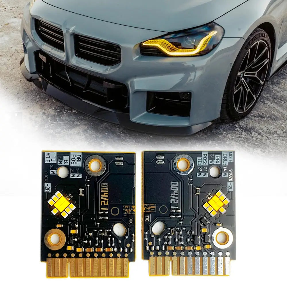 GUNMANSA BM G42 2-Series / G87 M2 Lemon Yellow DRL LED Headlight Modules