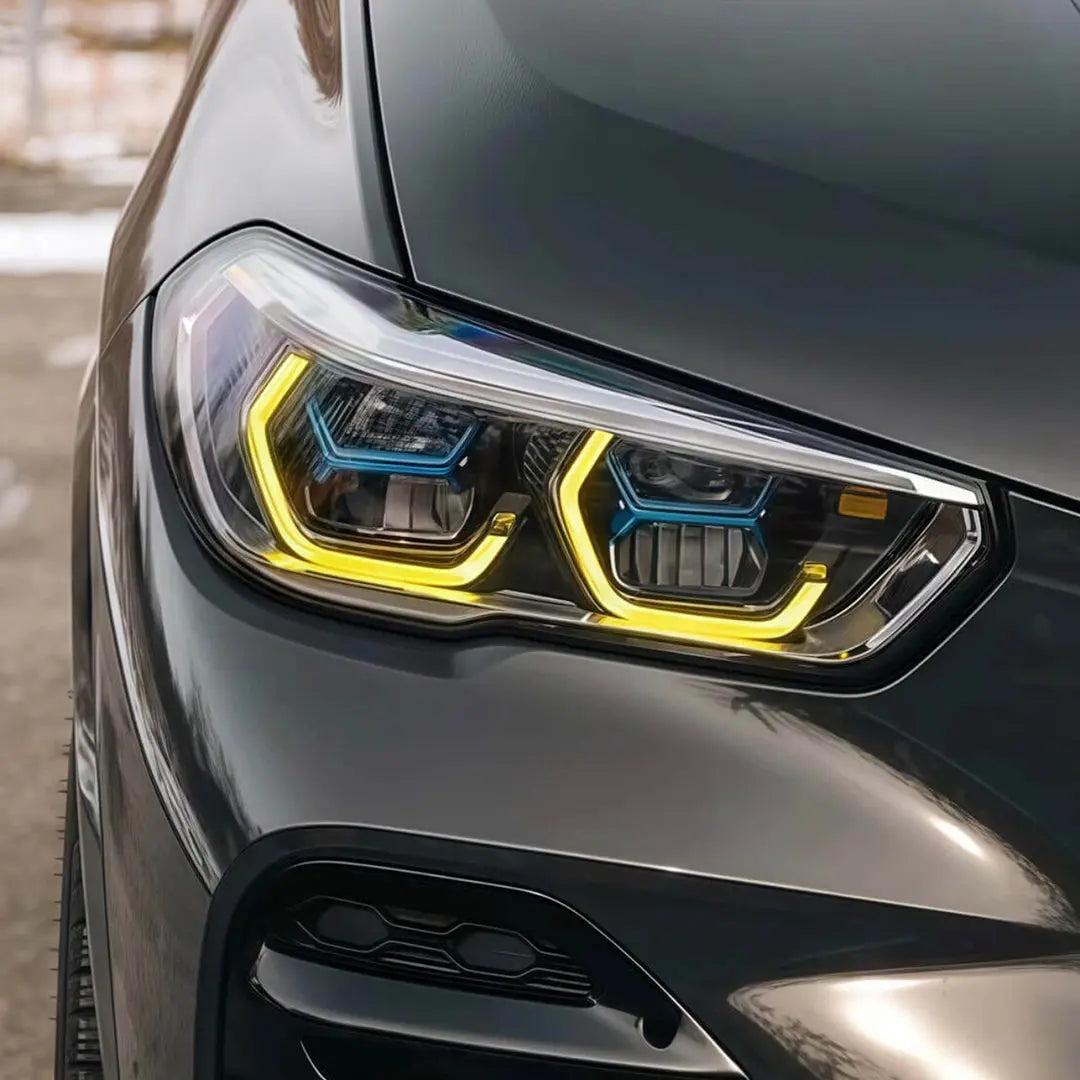 GUNMANSA BM X-Series X5 G05 / X5M / X6 G06 / X6M Laser Lemon Yellow DRL LED Headlight Modules (19-22)