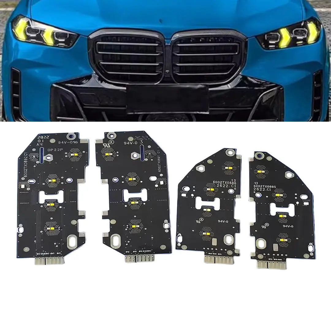 GUNMANSA BM X-Series X5 G05 / X5M / X6 G06 / X6M LCI Lemon Yellow DRL LED Headlight Modules (23-On)
