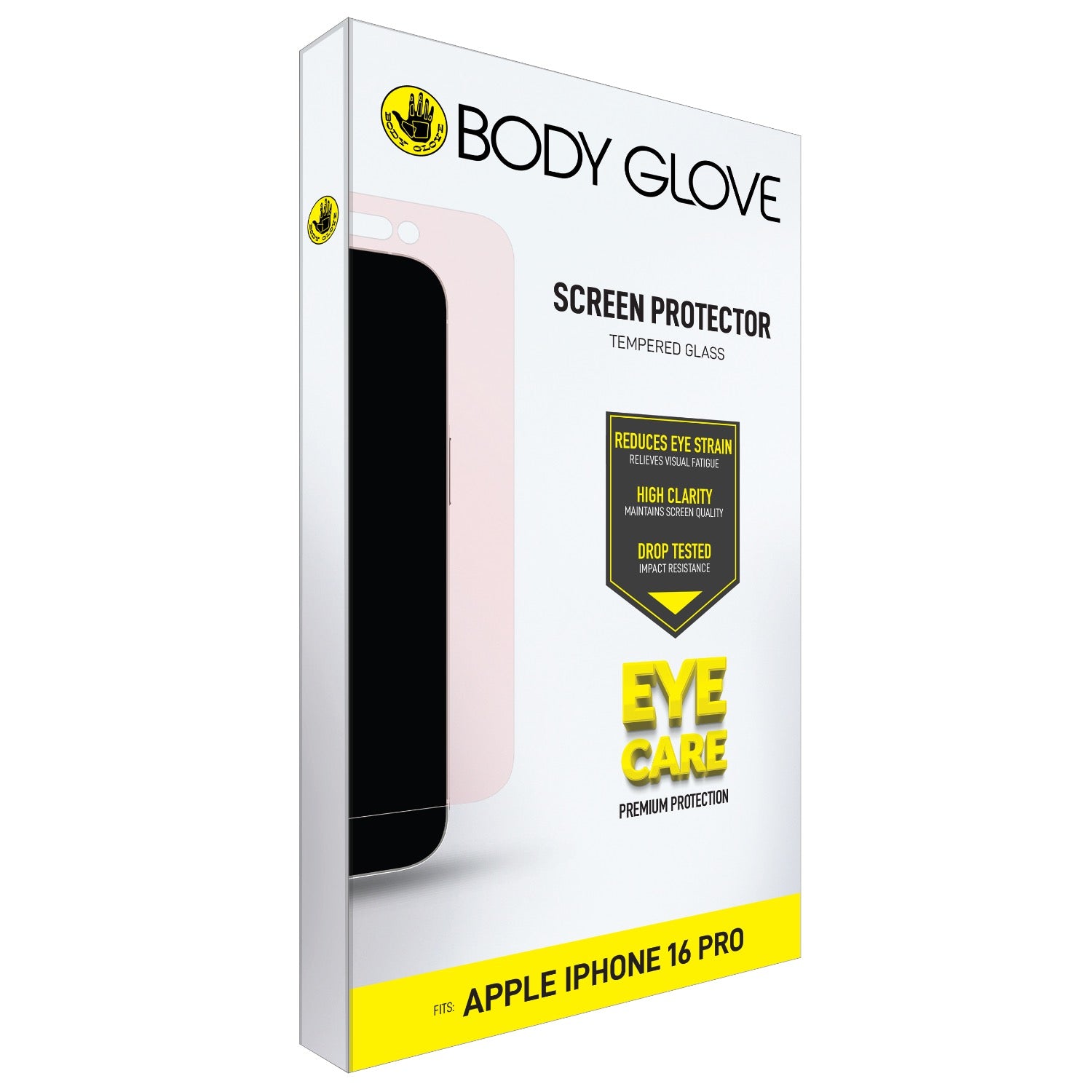 GUNMANSA Body Glove Eye Care Tempered Glass Screen Protector - Apple iPhone 17/17 Pro/16 Pro - Clear
