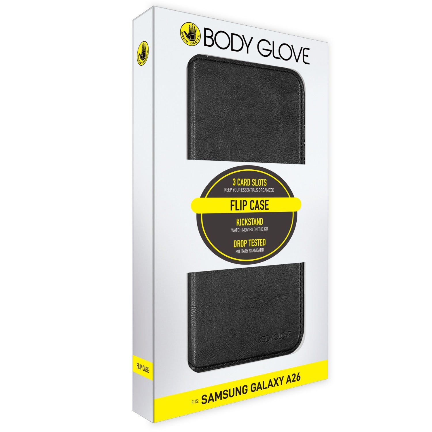 GUNMANSA Body Glove Flip Series - Samsung Galaxy A26 - Black