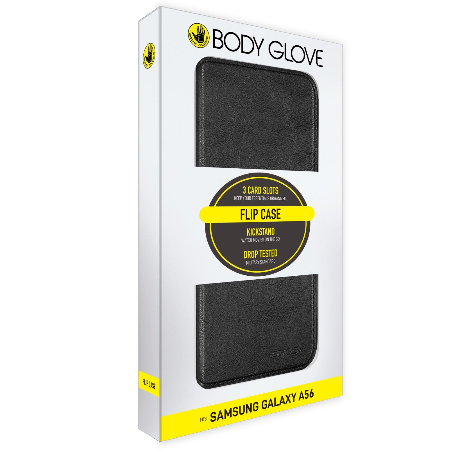GUNMANSA Body Glove Flip Series - Samsung Galaxy A56 - Black