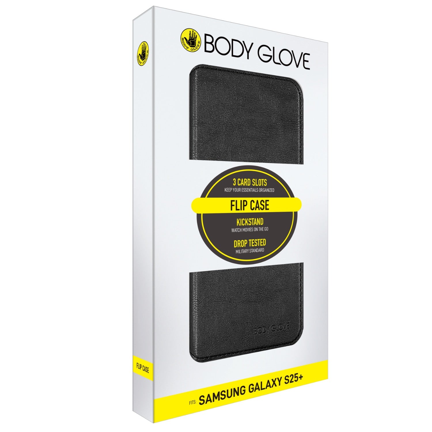 GUNMANSA Body Glove Flip Series - Samsung Galaxy S25+ - Black