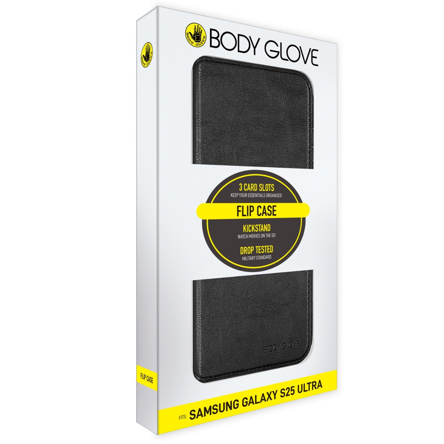 GUNMANSA Body Glove Flip Series - Samsung Galaxy S25 Ultra - Black