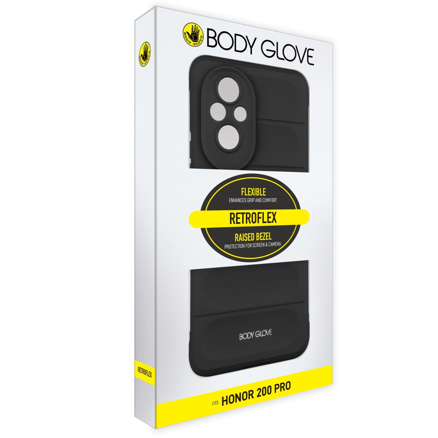 GUNMANSA Body Glove Retroflex Case - HONOR 200 Pro - Black