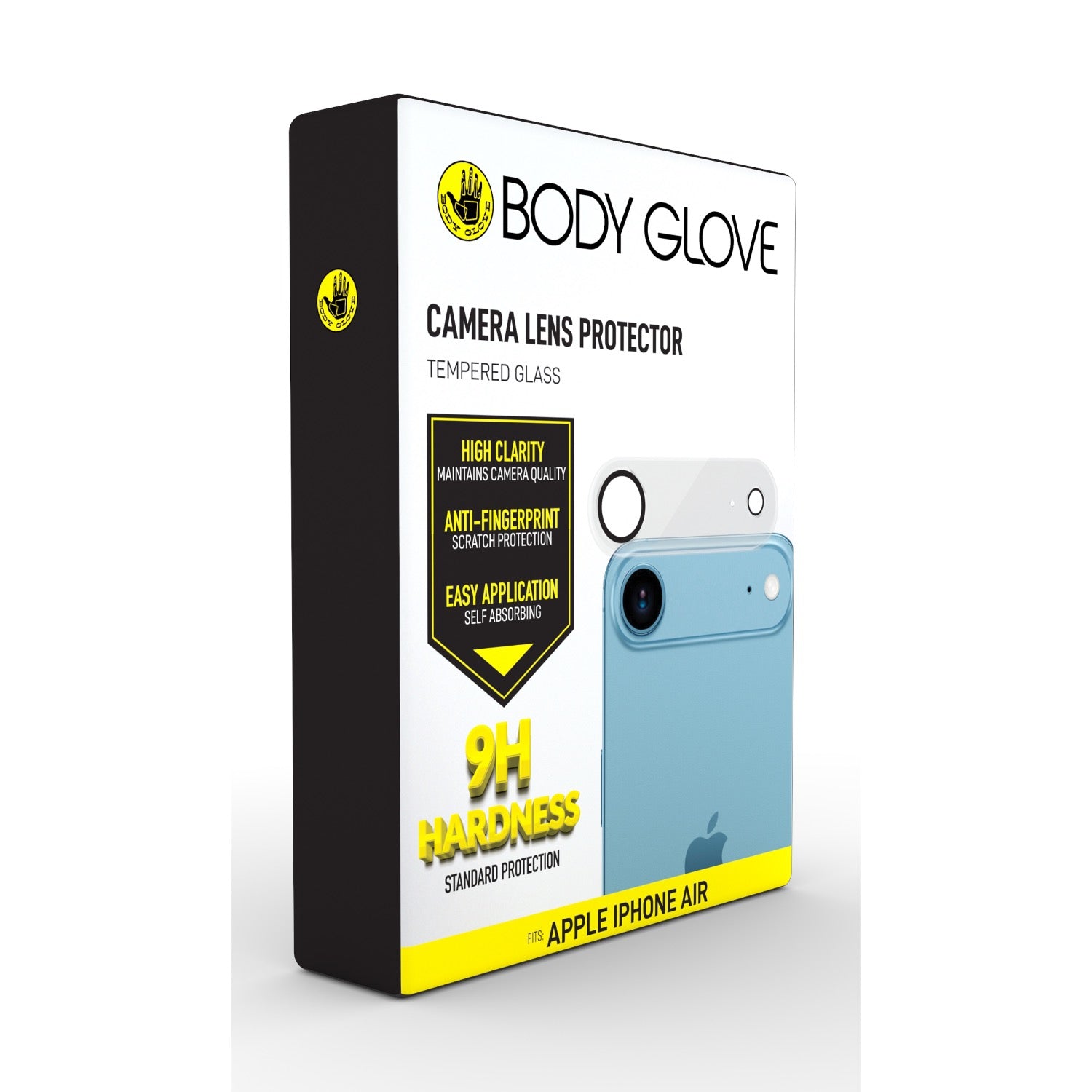 GUNMANSA Body Glove Tempered Glass Camera Screen Protector - Apple iPhone Air - Black