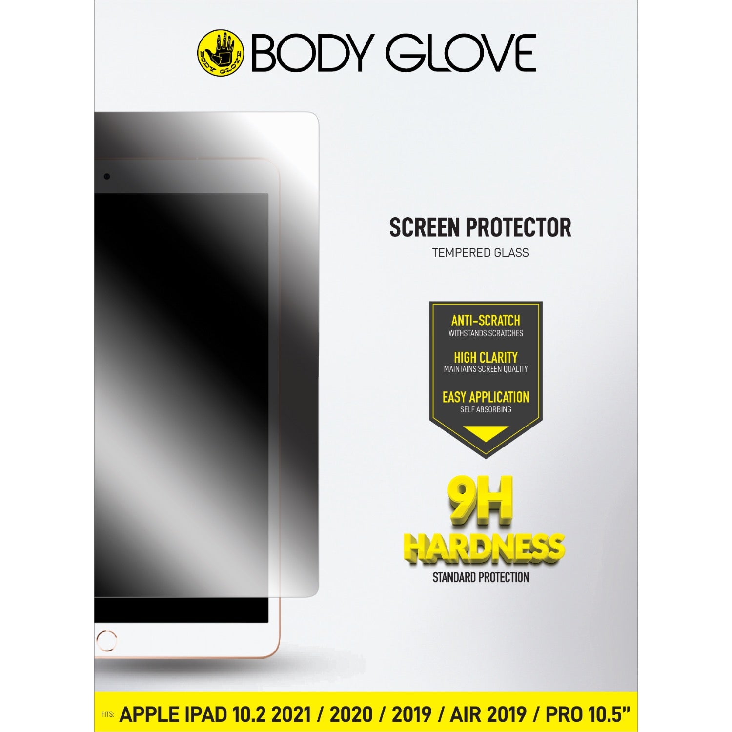 GUNMANSA Body Glove Tempered Glass Screen Protector - Apple iPad 10.2 (2019-2021) / iPad Air (2019) / iPad Pro (2017)