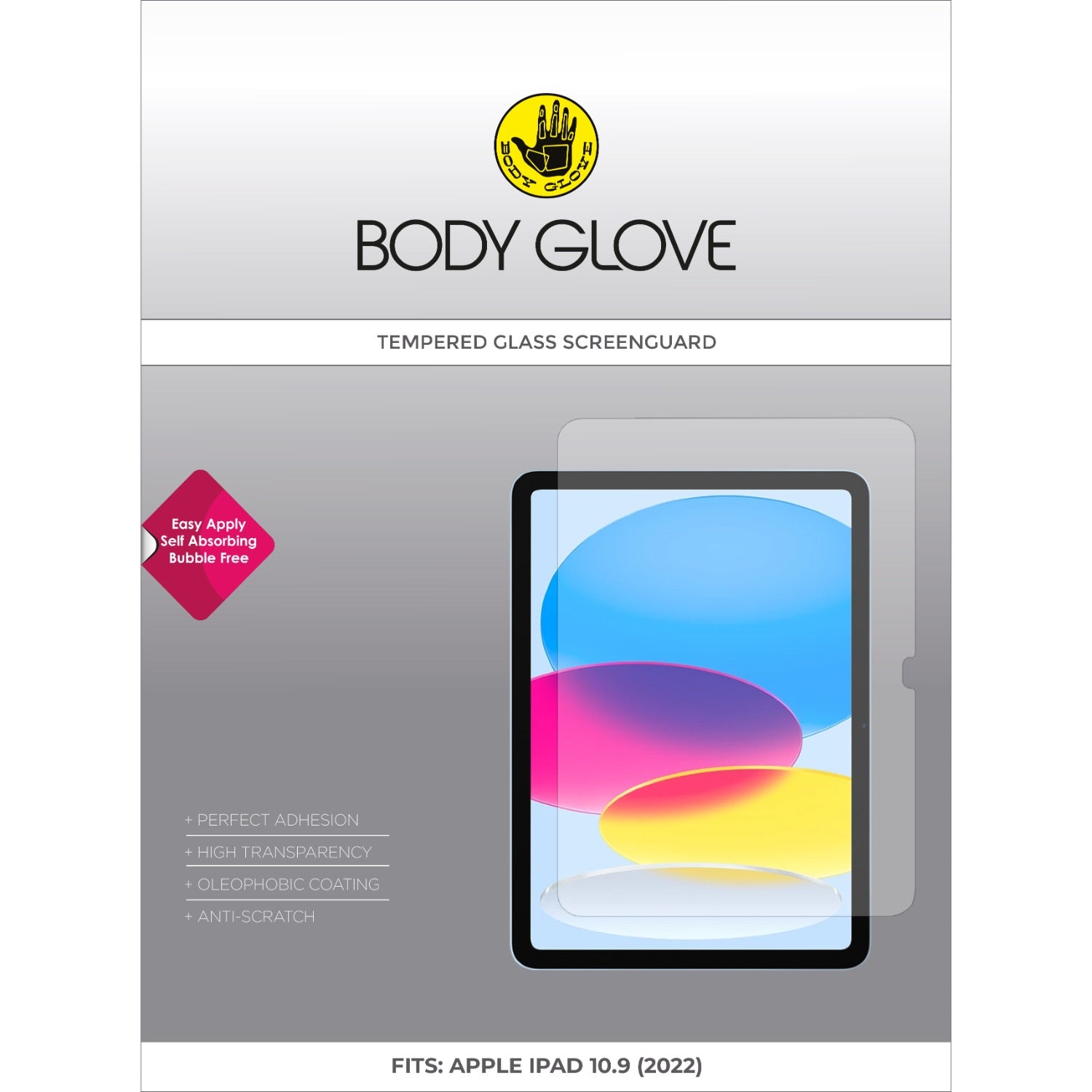 GUNMANSA Body Glove Tempered Glass Screen Protector - Apple iPad 10.9 (2022)