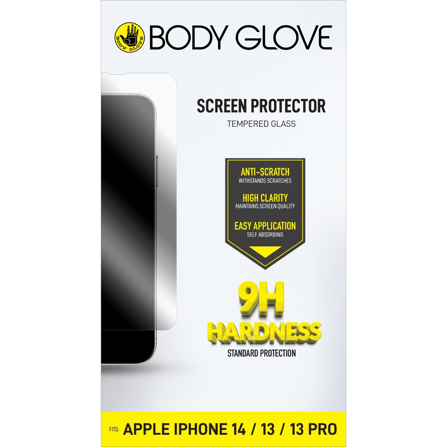 GUNMANSA Body Glove Tempered Glass Screen Protector - Apple iPhone 14 / iPhone 13 / iPhone 13 Pro