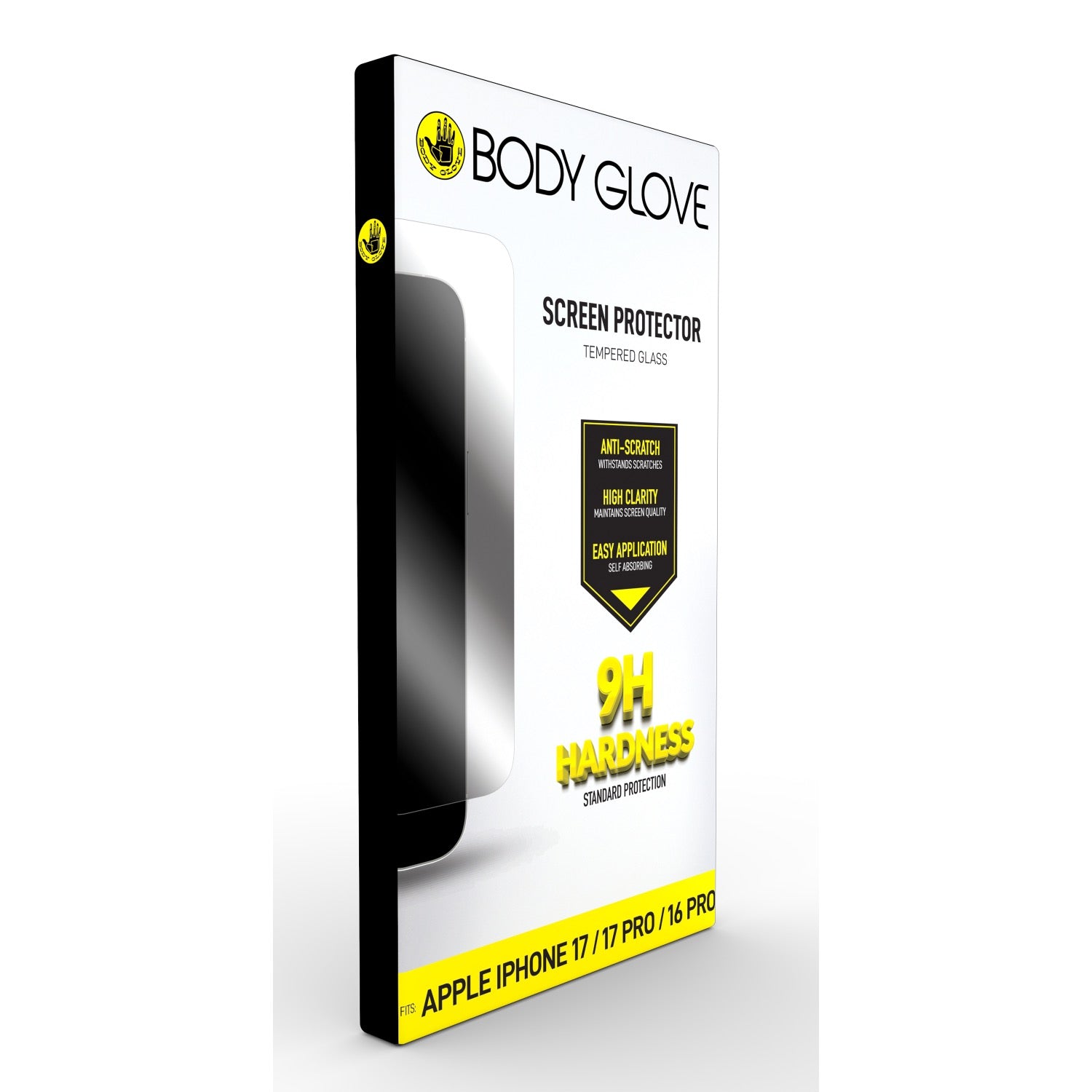 GUNMANSA Body Glove Tempered Glass Screen Protector - Apple iPhone 17/17 Pro/16 Pro - Clear