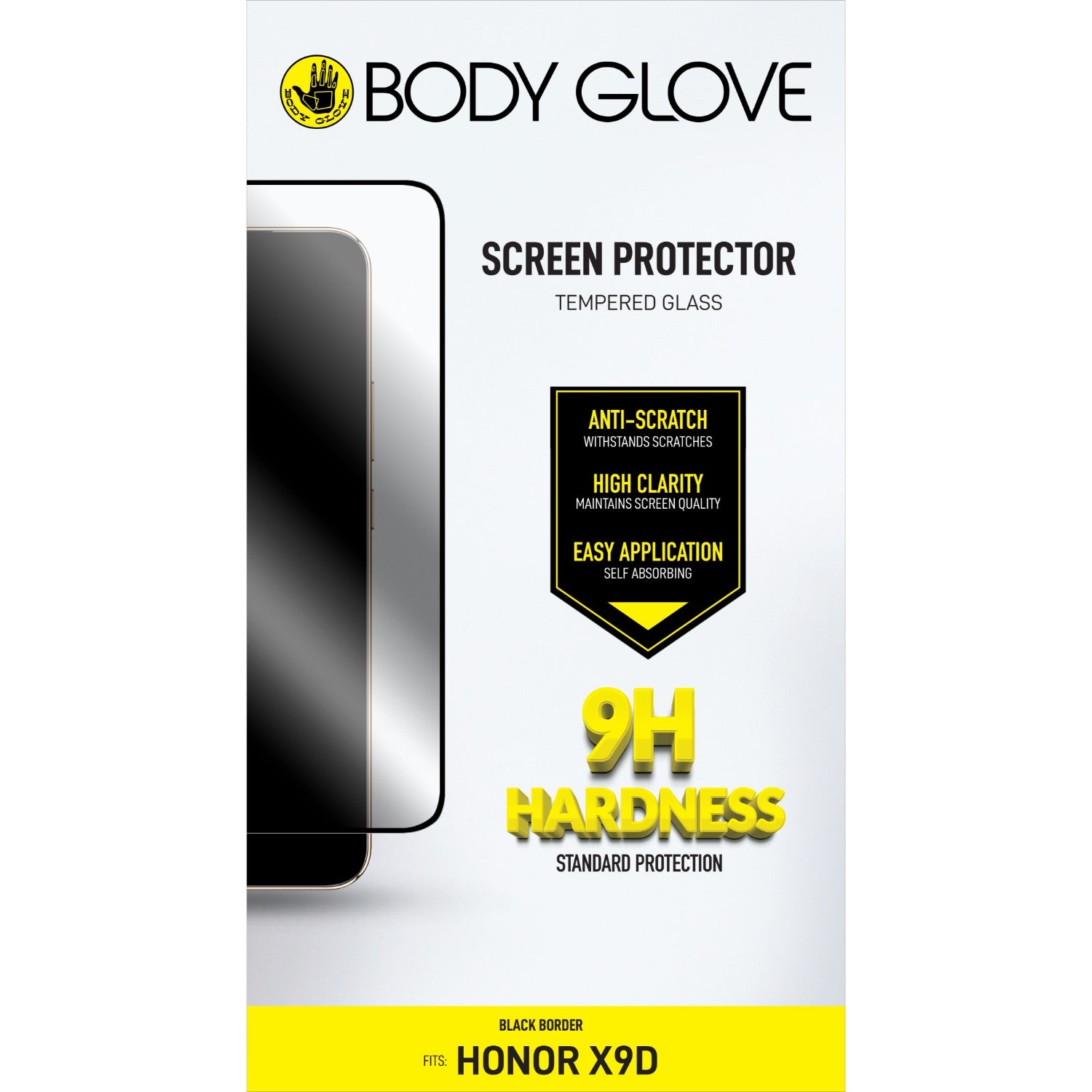 GUNMANSA Body Glove Tempered Glass Screen Protector - HONOR X9d