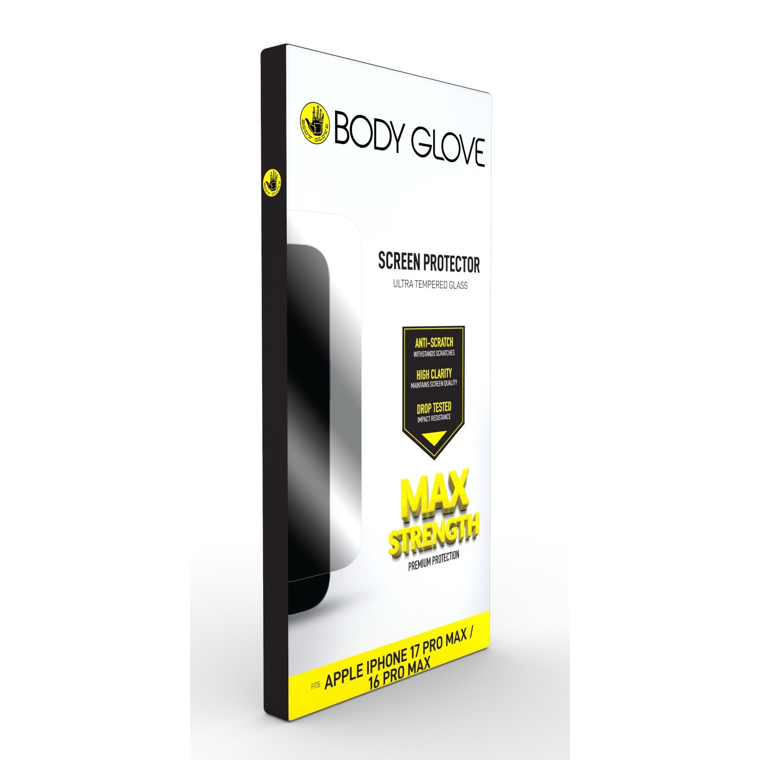 GUNMANSA Body Glove Ultra Tempered Glass Screen Protector - Apple iPhone 17 Pro Max/16 Pro Max - Clear