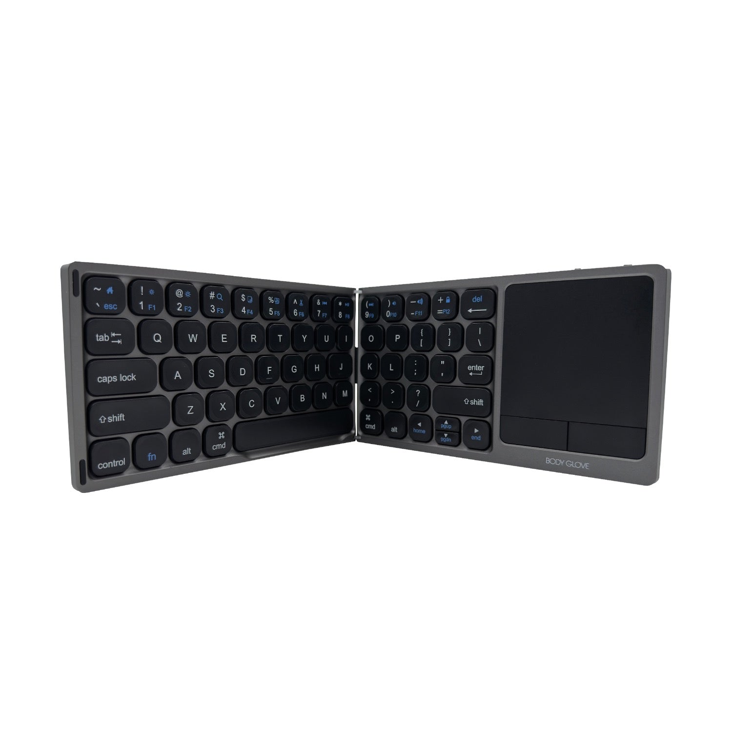 GUNMANSA Body Glove Wireless Folding Hinge Keyboard With Touchpad - Black