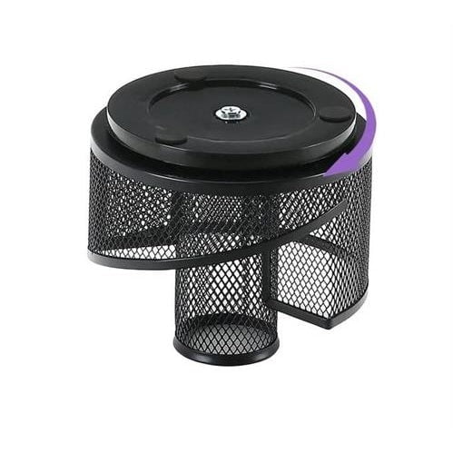 GUNMANSA Brainware 5 Way Black Steel Mesh Rotating Pen Holder
