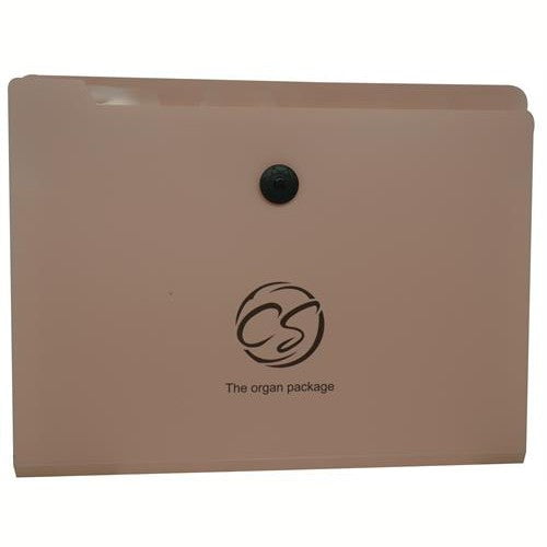 GUNMANSA Brainware 8 Compartment Expanding File Organiser Pink